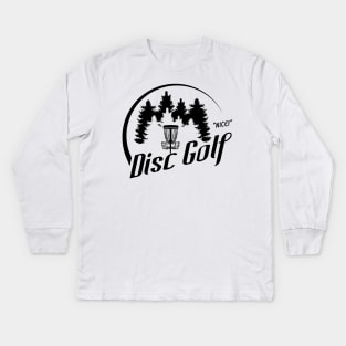 Disc Golf is Nice Kids Long Sleeve T-Shirt